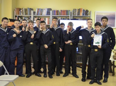 Курсанты Сахалинского морского колледжа стали участниками развлекательной игровой программы